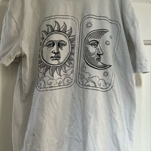 White graphic tee from target size small worn a couple times